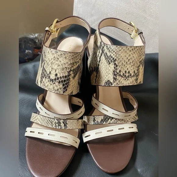 Cole Haan Python leather sandals - Picture 2 of 6